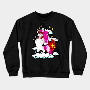 Magical Unicorn Superhero Crewneck Sweatshirt